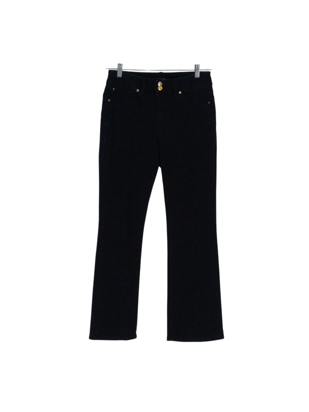 13 Iman Black Bootcut Stretch Jeans Women Size 10